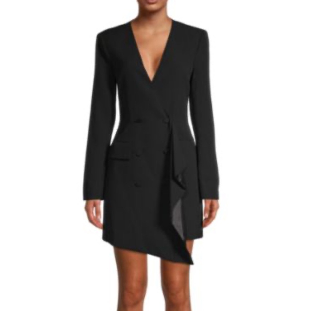 BCBGMAXAZRIA Mini Blazer Dress - Black